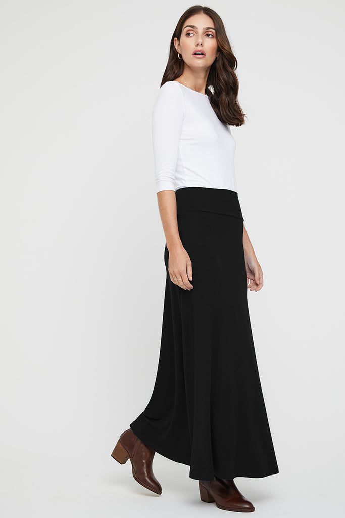 Lana Long Skirt - Vintage Black