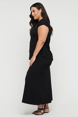 Lana Long Skirt - Black