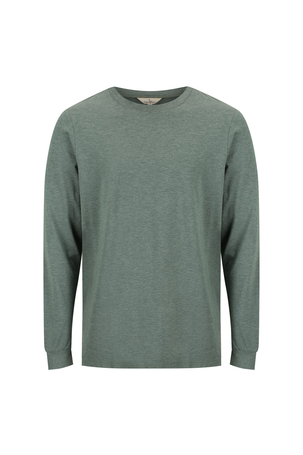 Men's Long Sleeve Crew Neck - Moss Green