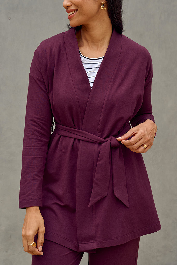 Milan Travel Set - Burgundy
