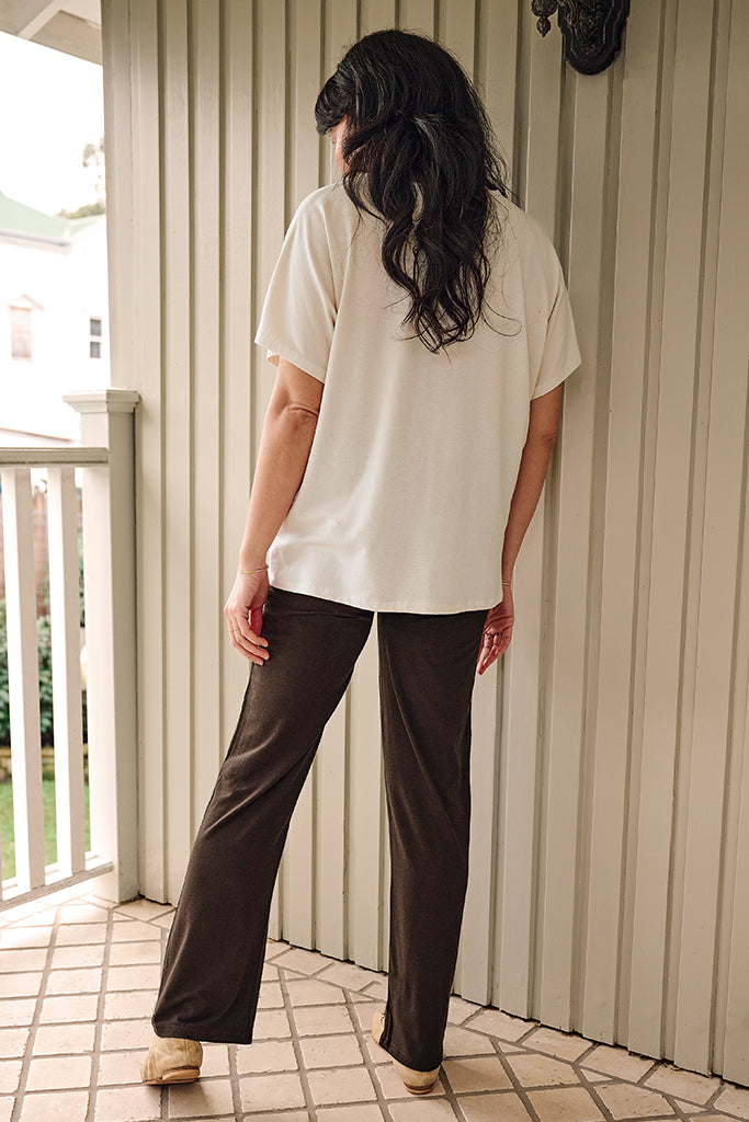 Essential Bamboo Pants - Chocolate