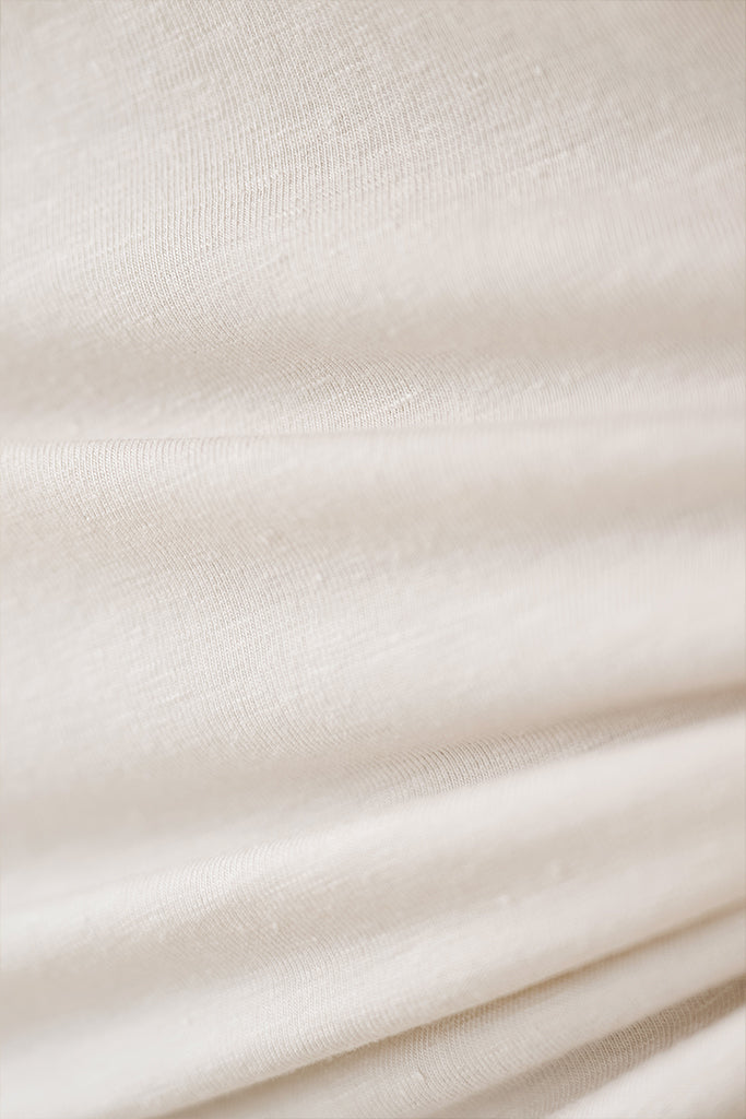 Bamboo Linen Pax Tee - Bone