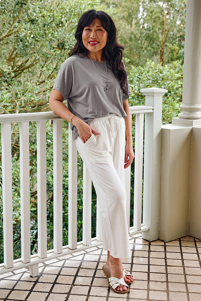 Bamboo Linen Pax Tee - Dustwood