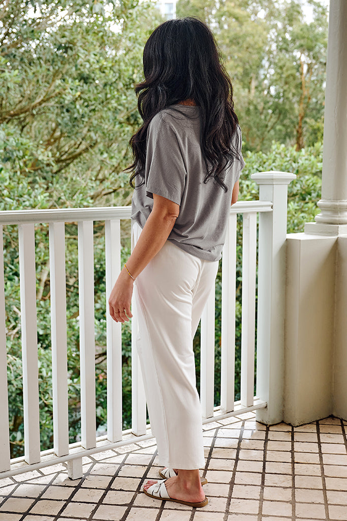 Bamboo Linen Pax Tee - Dustwood