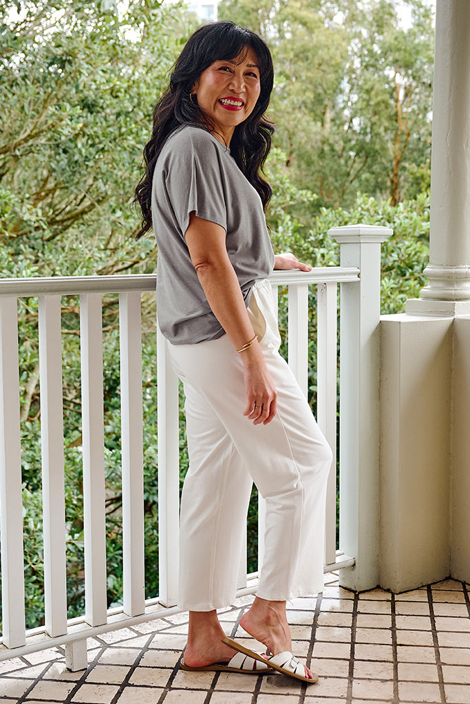 Bamboo Linen Pax Tee - Dustwood