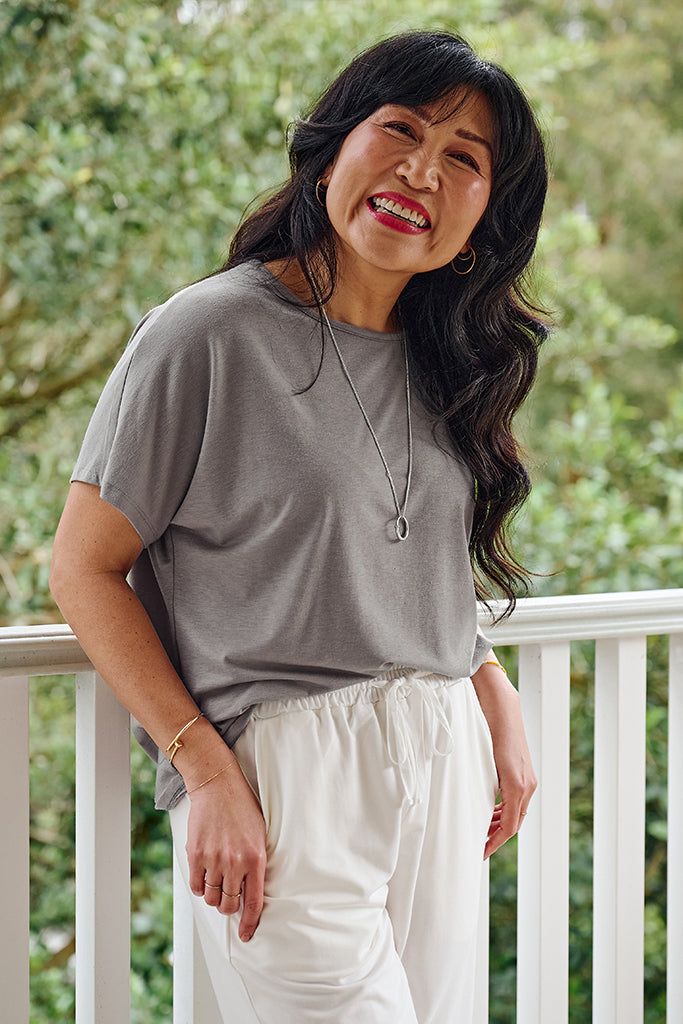 Bamboo Linen Pax Tee - Dustwood