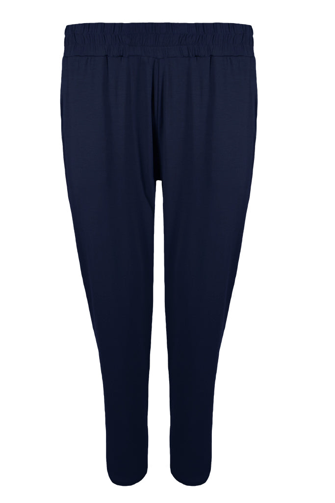 Peggy Bamboo Trouser - Dark Navy