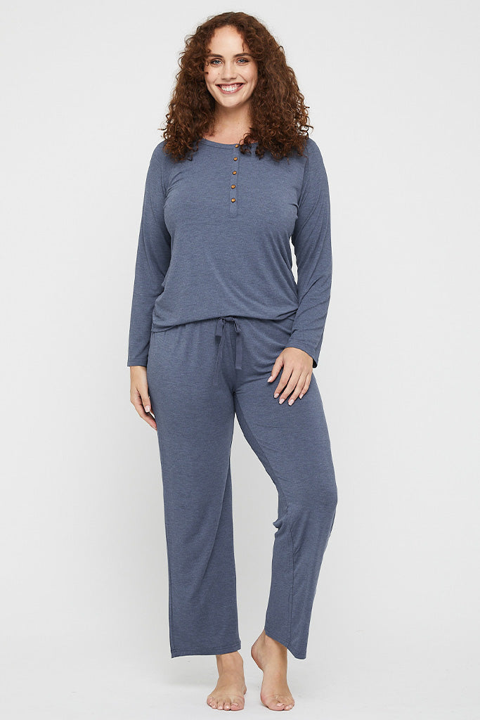 Henley PJ Set - Twilight