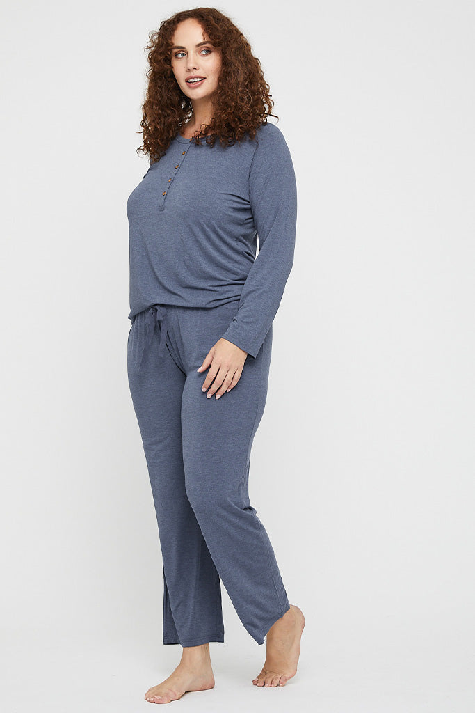 Henley PJ Set - Twilight