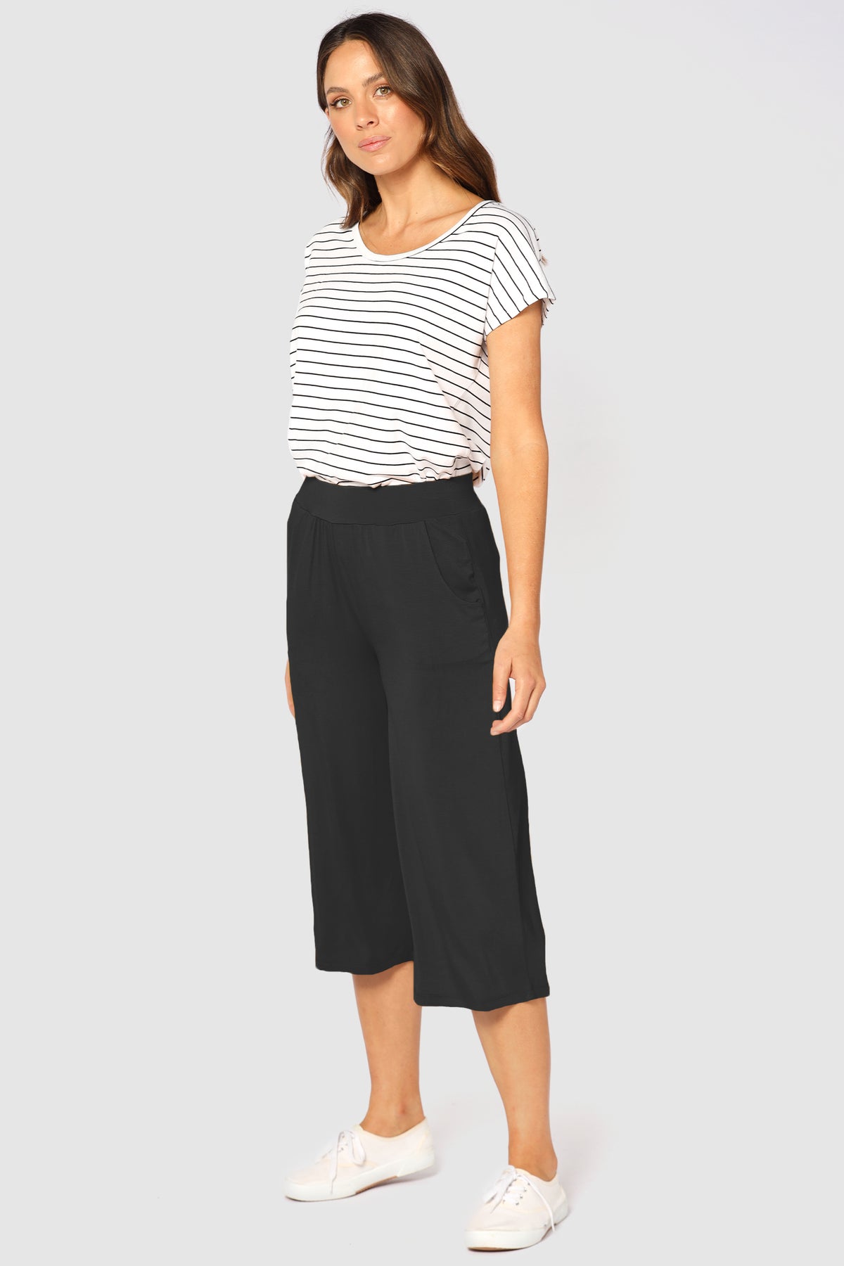 Pocket Culottes - Vintage Black