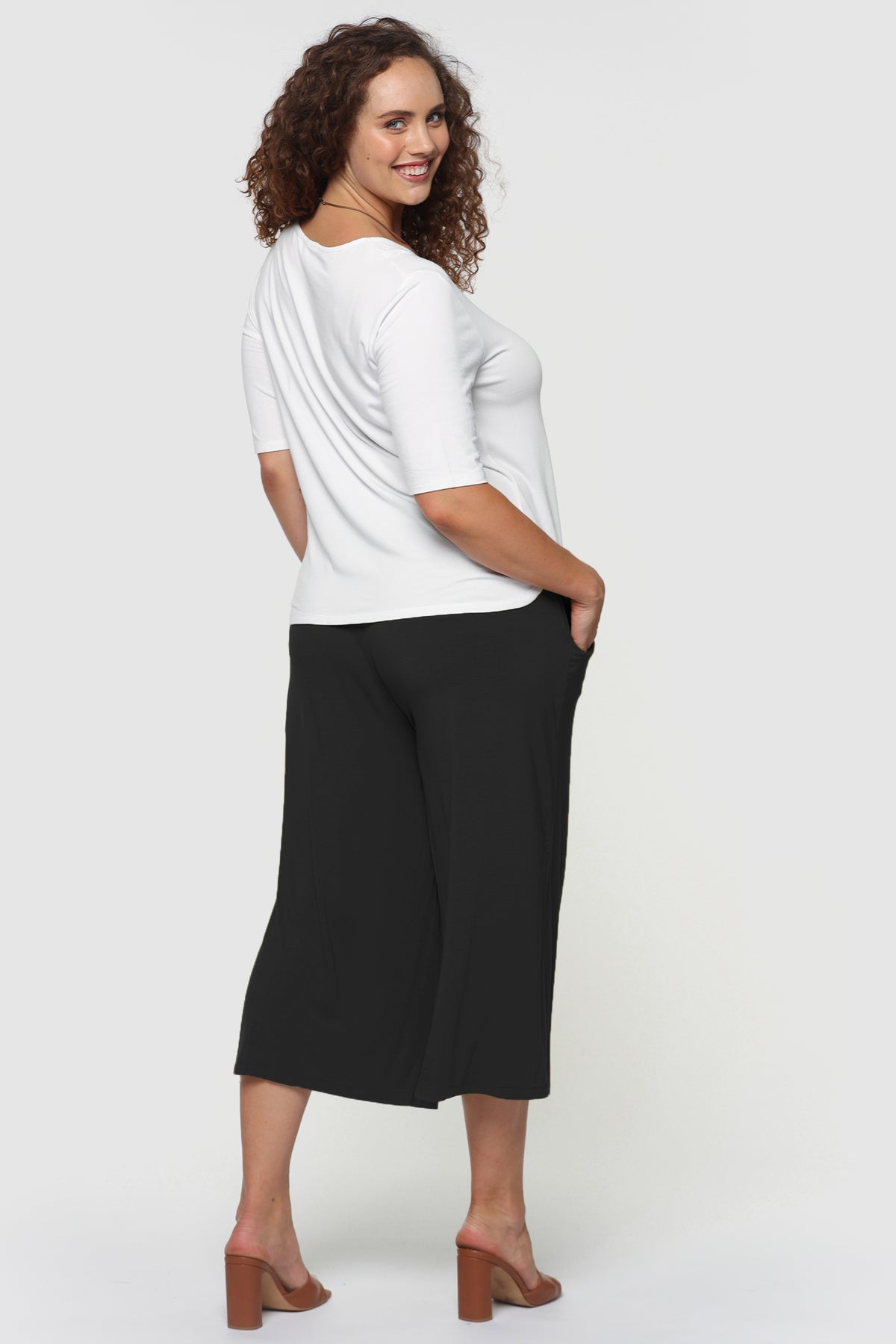 Pocket Culottes - Vintage Black