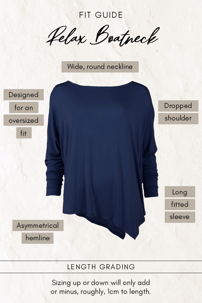 Relax Boatneck - Navy