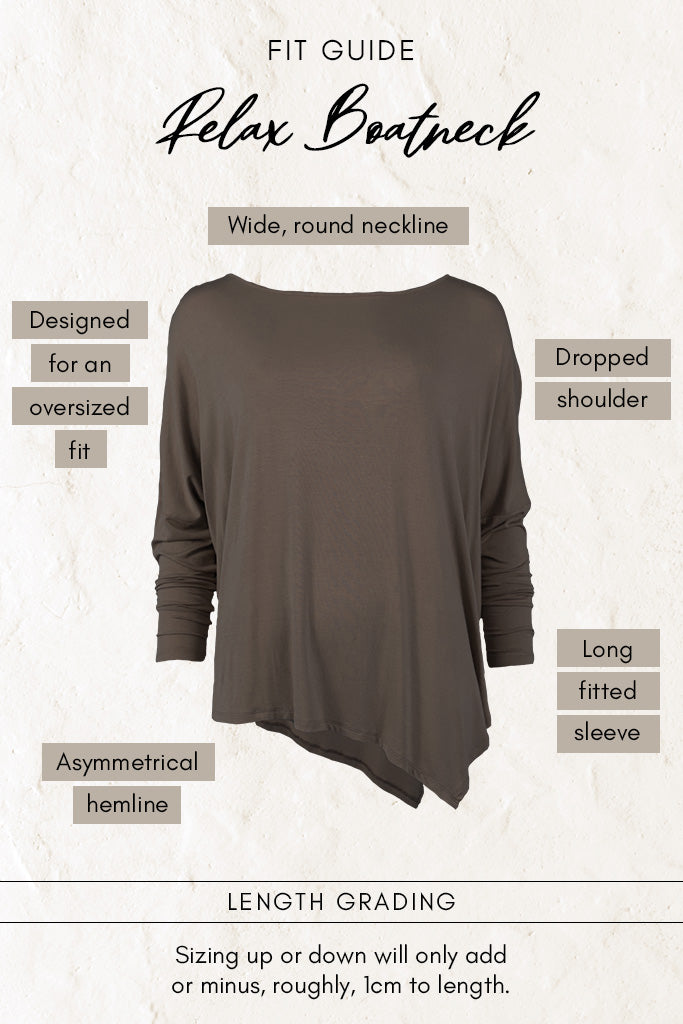 Relax Boatneck - Slate