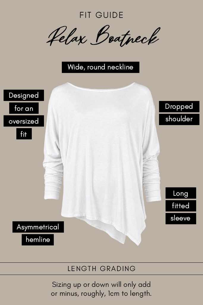 Relax Boatneck - White