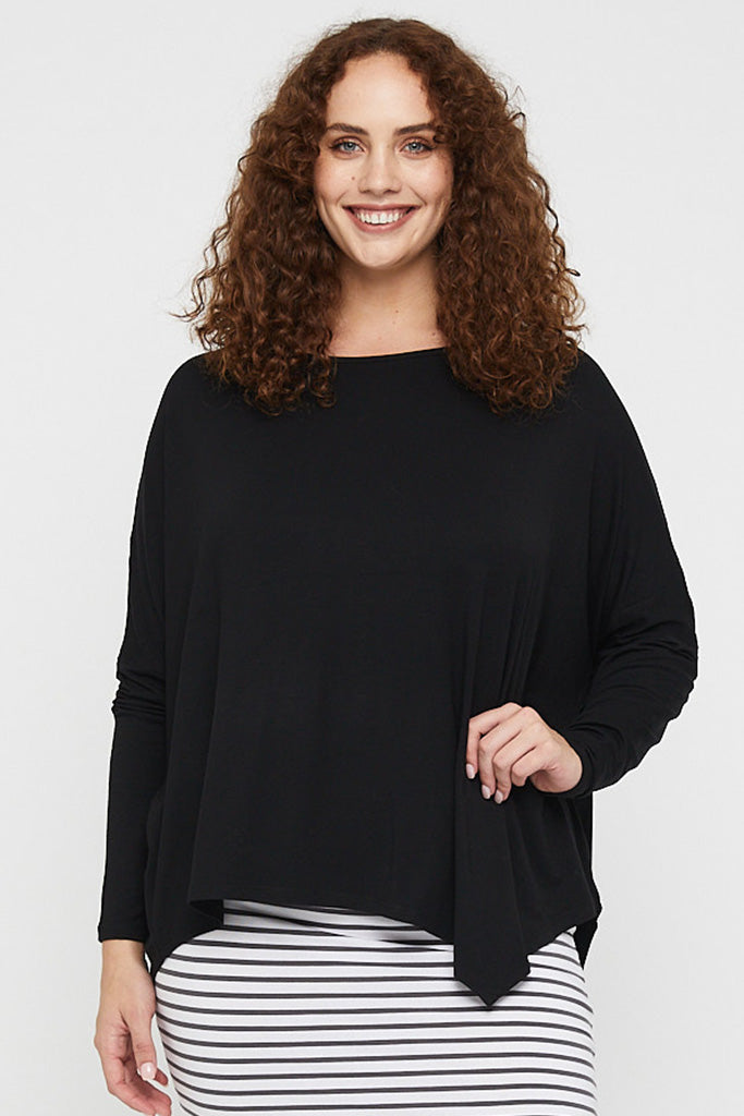Relax Boatneck - Vintage Black
