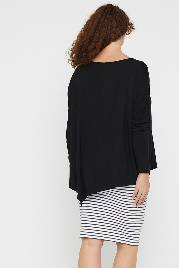 Relax Boatneck - Vintage Black