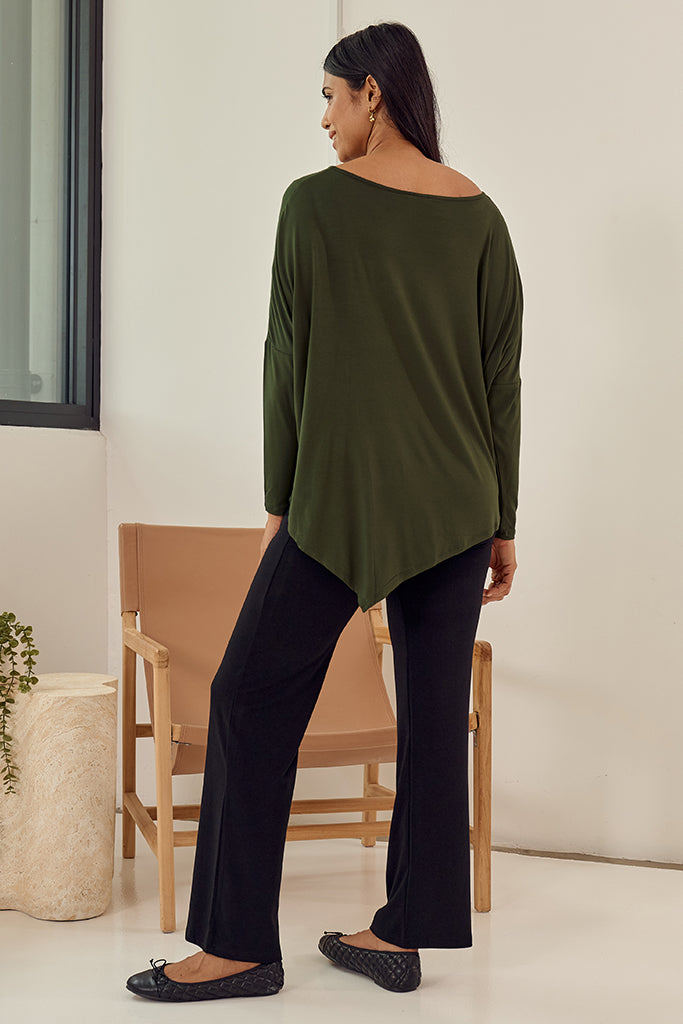 Relax Boatneck - Moss