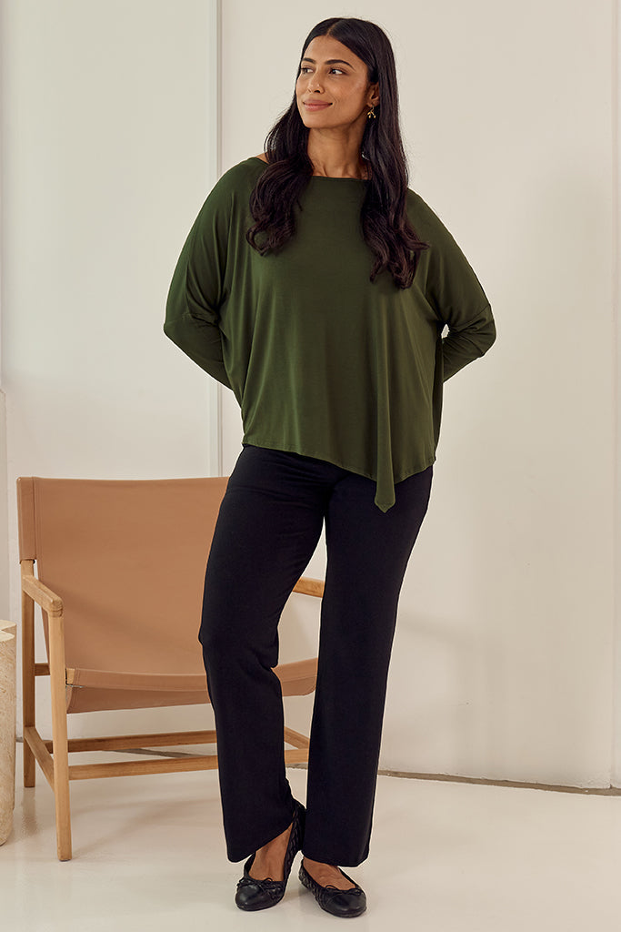 Relax Boatneck - Moss