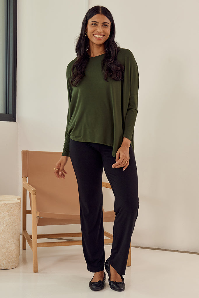 Relax Boatneck - Moss