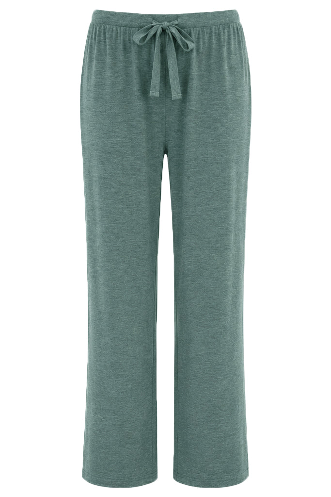 Henley PJ Set - Moss Green