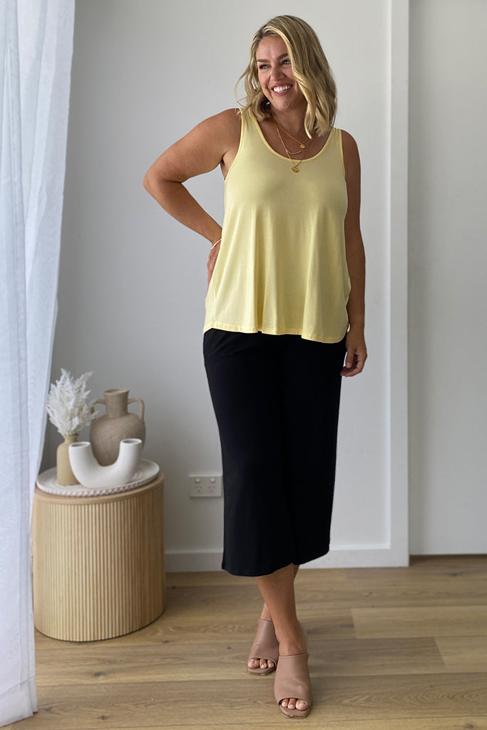 Relaxed Bamboo Singlet - Limoncello*