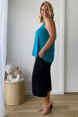 Relaxed Bamboo Singlet - Teal