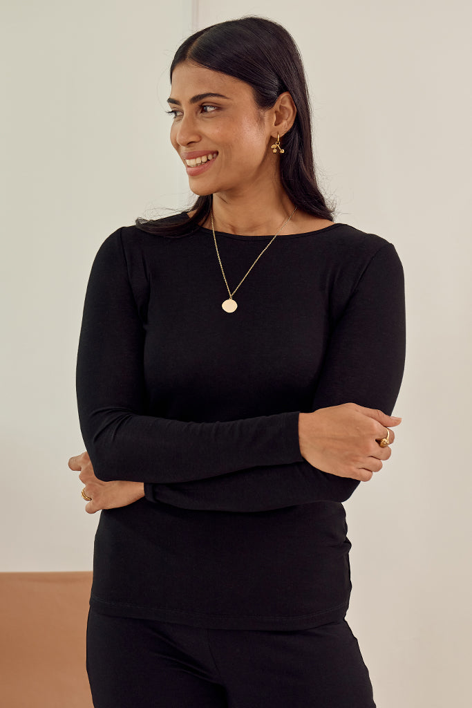 Sadie Layering Knit - Black