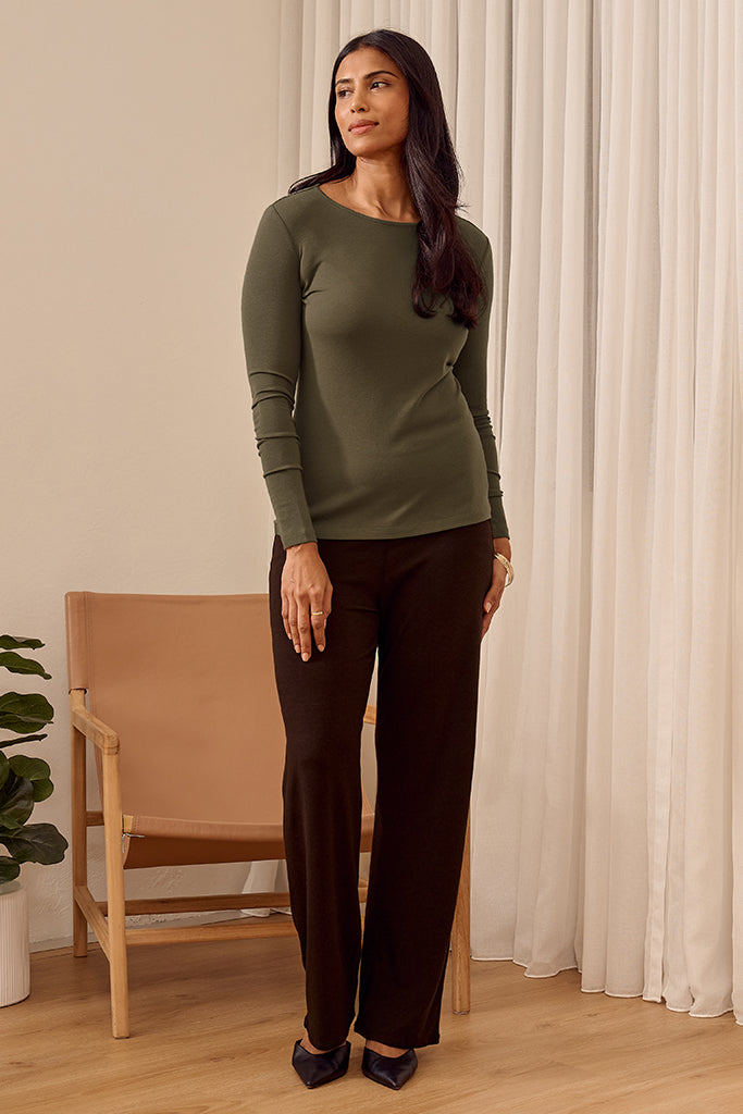 Sadie Layering Knit - Khaki