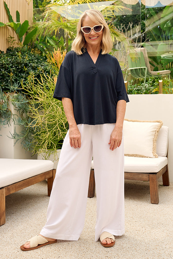 Seraphina Shirt - Washed Navy