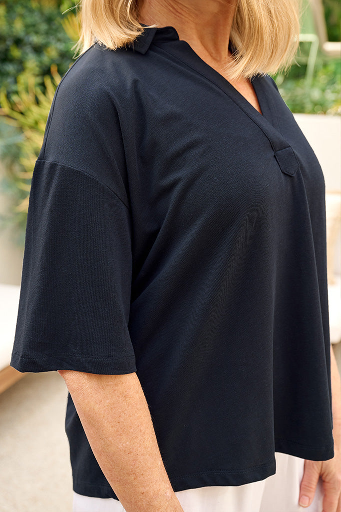 Seraphina Shirt - Washed Navy