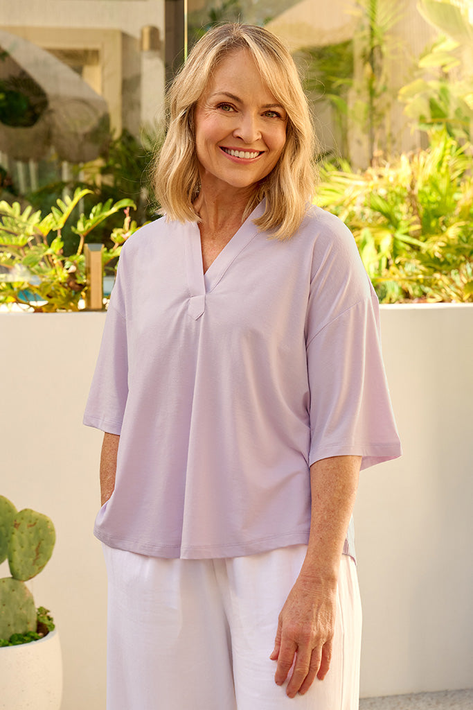 Seraphina Shirt - Pale Lilac