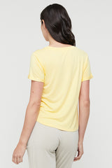 Shorter Bamboo Tee - Limoncello