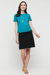 Shorter Bamboo Tee - Teal