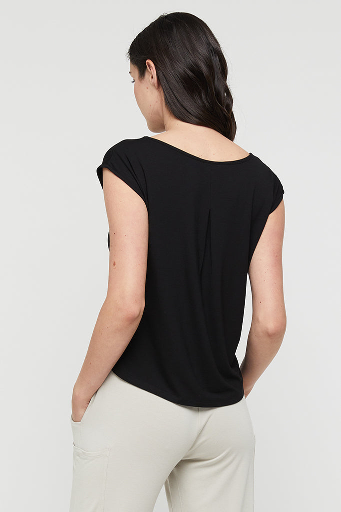 Spade Bamboo Tee - Black | Bamboo Body