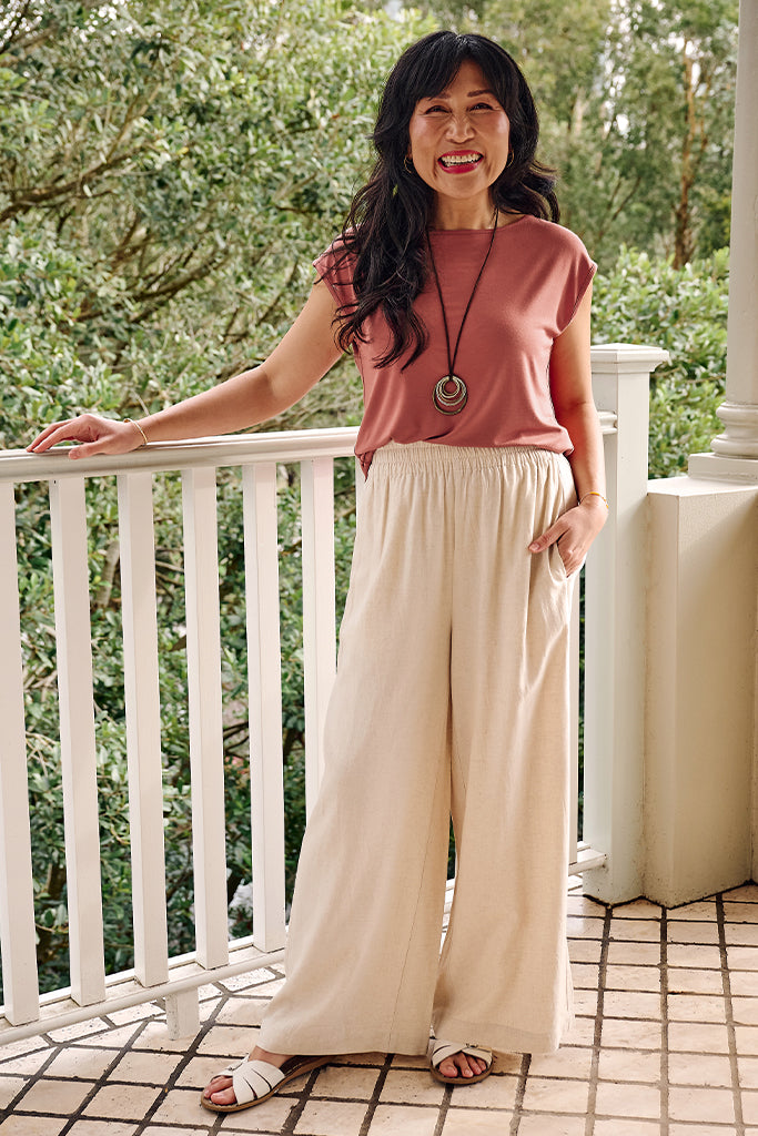 Spade Bamboo Tee - Marrakesh