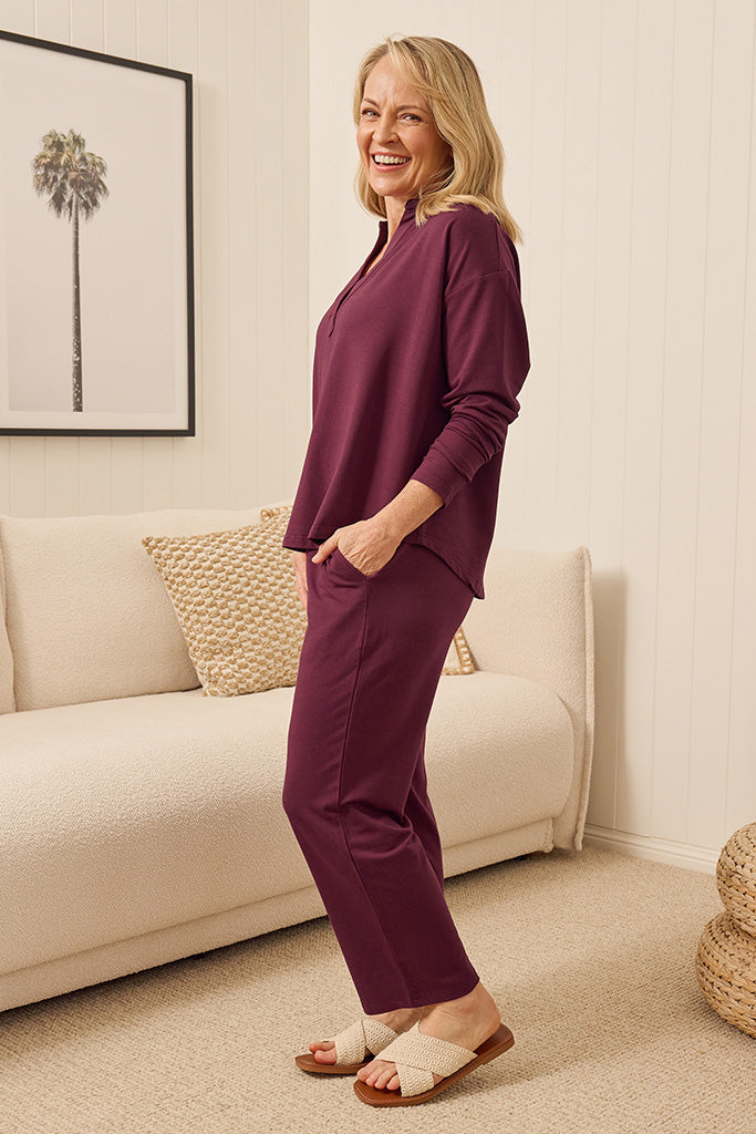 Stevie Top - Burgundy