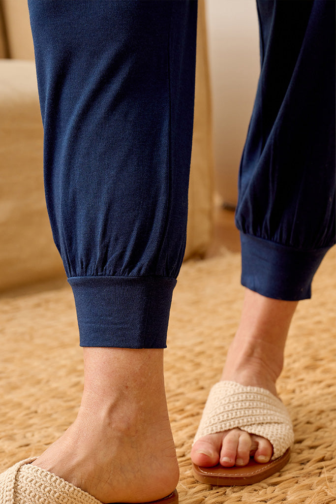 Summer Slouch Pant - Navy