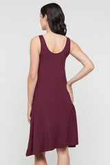 Swing Dress - Burgundy