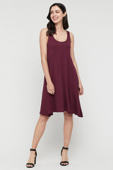 Swing Dress - Burgundy