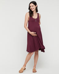 Swing Dress - Burgundy