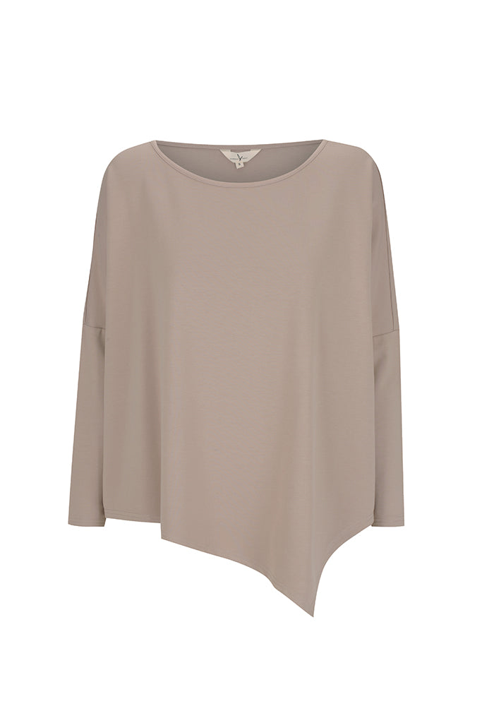 Terry Relax Boatneck - Taupe