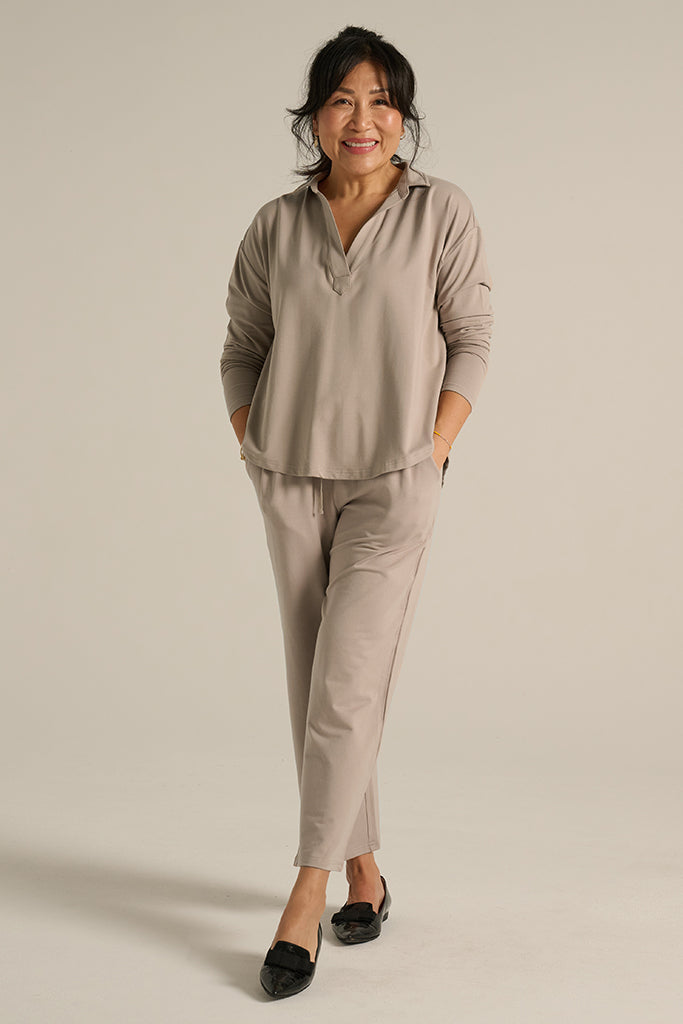 Stevie Top - Taupe