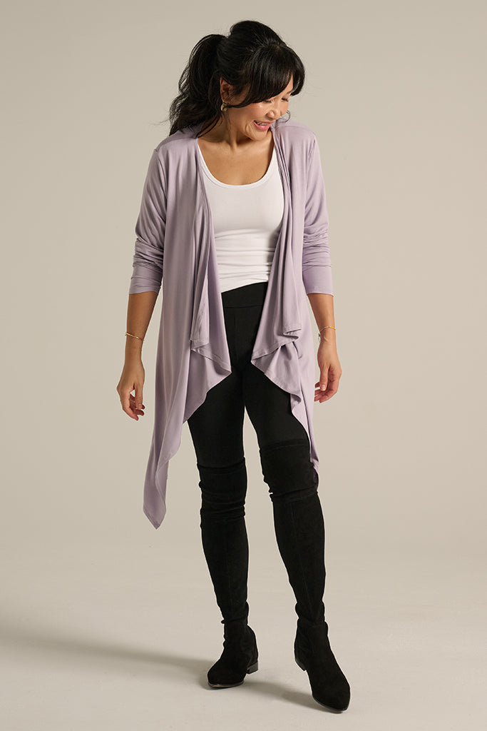 Waterfall Cardigan - Lavender