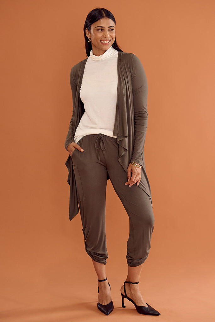 Waterfall Cardigan - Slate