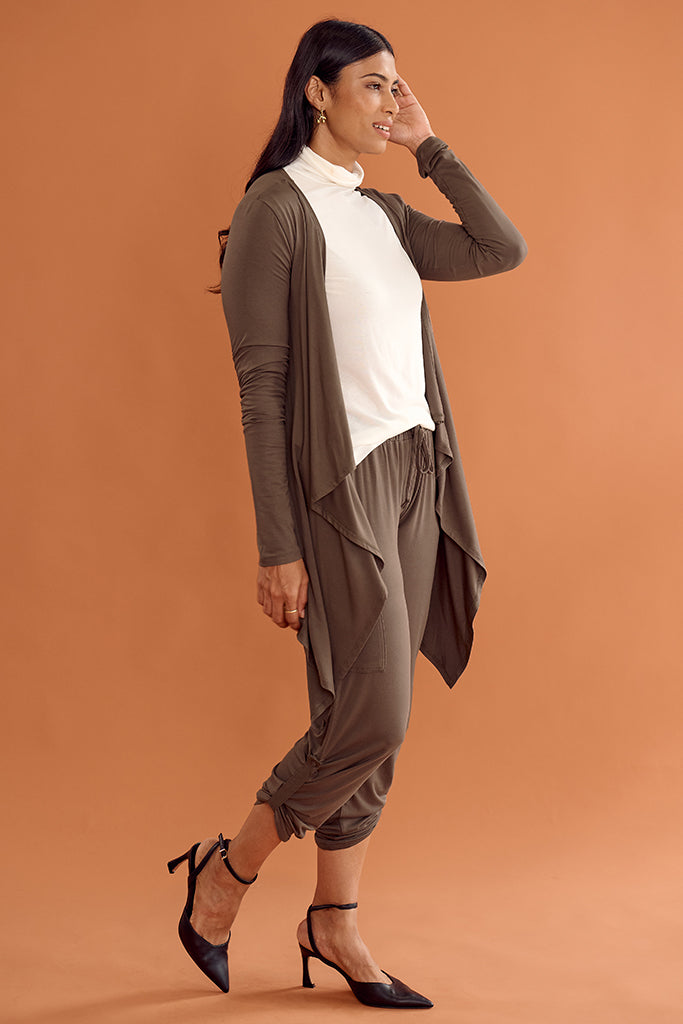 Waterfall Cardigan - Slate