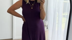 Adele Dress - Plum