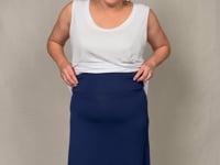 Lana Long Skirt - Navy