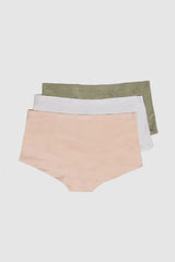 Full Brief 3 Pack (Imperfect - not eligible for returns) - Pistachio/Apricot/White