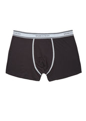 Fitted Bamboo Boxer Short - Black