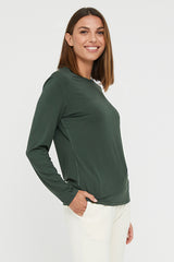 Cassie Crew Neck - Forest